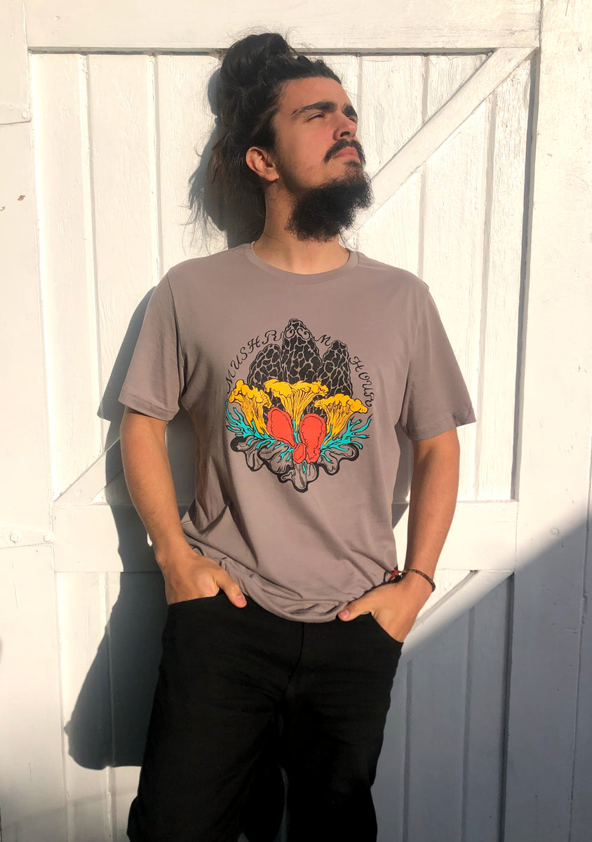 Tシャツ・カットソー [SUPERSUB]Ice Mushroom Short-sleeved T-shirt [BEIGE] MUSINSA | SUPERSUB Ice Mushroom Short Sleeve T-Shirt - Beige