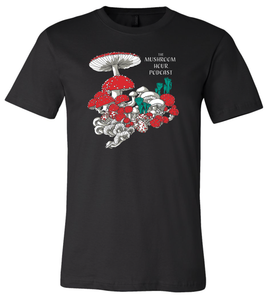 Mushroom Colony T-Shirt - Black, Red, White, Grey, Teal
