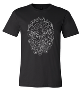 Mushroom Eruption T-Shirt - Black & White