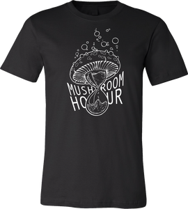 Mushroom Hourglass T-Shirt - Black and White