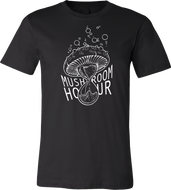 Mushroom Hourglass T-Shirt - Black and White