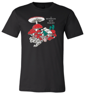 Mushroom Colony T-Shirt - Black, Red, White, Grey, Teal