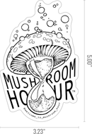 Mushroom Hourglass Stickers