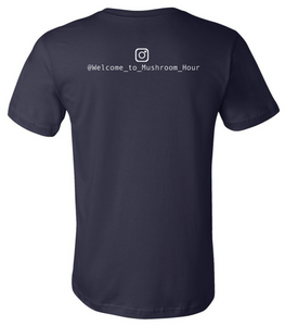 Marvel-ous Mushroom Hour T-Shirt - Navy and White