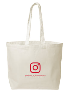 Marvel-ous Mushroom Hour Canvas Tote - Red